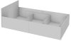AKORD CLP Tárolós Ágy Laminált Fehér 90x200 LOZPODBIA90