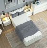 AKORD CLP Tárolós Ágy Laminált Fehér 90x200 LOZPODBIA90