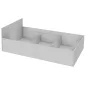 AKORD CLP Tárolós Ágy Laminált Fehér 100x200