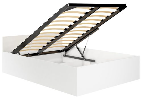 AKORD CLP Ágyneműtartós Ágy 120x200 Laminált Fehér
