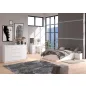AKORD CLP Tárolós Ágy Laminált Fehér 140x200