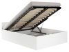 AKORD CLP Tárolós Ágy Laminált Fehér 140x200 LOZPODSOBIA140