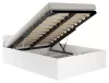 AKORD CLP Tárolós Ágy Laminált Fehér 140x200