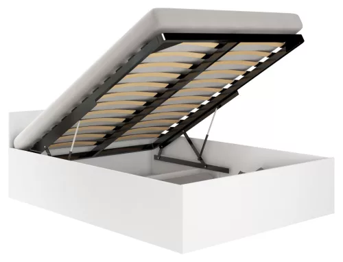 AKORD CLP Tárolós Ágy Laminált Fehér 140x200