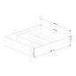 AKORD CLP Tárolós Ágy Laminált Fehér 180x200