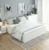AKORD CLP Tárolós Ágy Laminált Fehér 180x200