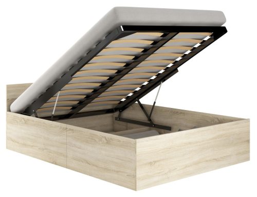 AKORD CLP Tárolós Ágy Sonoma Tölgy 100x200
