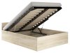 AKORD CLP Tárolós Ágy Sonoma Tölgy 120x200 LOZPODSON120