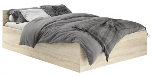 AKORD CLP Tárolós Ágy 180x200 Sonoma Tölgy Matraccal