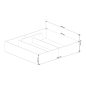 AKORD CLP Tárolós Ágy 180x200 Sonoma Tölgy Matraccal