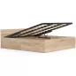 AKORD CLP Tárolós Ágy 180x200 Sonoma Tölgy Matraccal