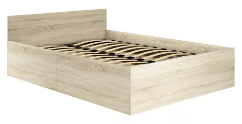 AKORD CLP Tárolós Ágy 160x200 Ágyrács Sonoma Tölgy