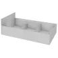 AKORD CLP Tárolós Ágy Laminált Fehér 90x200