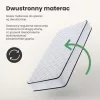 AKORD rugós matrac védőhuzattal 90x200 cm H3 fehér 24 cm magas