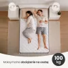 AKORD Furniture Factory rugós matrac védőhuzattal 140x200 cm H3 fehér 24 cm magas