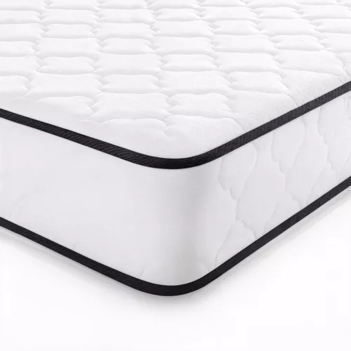 AKORD Furniture Factory rugós matrac védőhuzattal 160x200 cm H3 fehér 24 cm magas