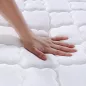   AKORD Furniture Factory rugós matrac védőhuzattal 160x200 cm H3 fehér 24 cm magas