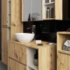 AKORD VAMI W35 Fali Fürdőszobai Szekrény Artisan Tölgy Kasmír
