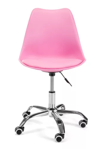 AKORD FD005 Ergonomikus Gyermek Forgószék Rózsaszín