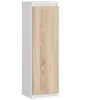 AKORD CLP Fali Vitrin W30 Laminált Fehér-Sonoma