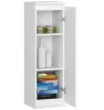 AKORD CLP W30 Fali Vitrin Laminált Fehér Matt