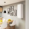 AKORD CLP W30 Fali Vitrin Laminált Fehér Matt