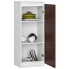 AKORD CLP W40 Fali Vitrin Laminált Fehér-Wenge