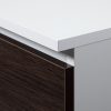 AKORD CLP W40 Fali Vitrin Laminált Fehér-Wenge