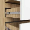 AKORD CLP Artisan Komód 3 Fiókos Laminált Tölgy/Fehér