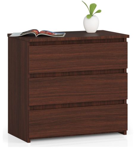 AKORD CLP CL3 Fiókos szekrény Laminált Wenge 3 Fiókos