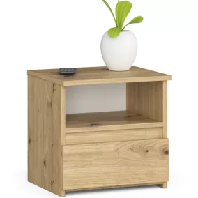 AKORD CL1 Artisan Tölgy Éjjeliszekrény Fiókos