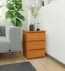 AKORD CL3 Kompakt Éjjeliszekrény Éger 3 Fiókos