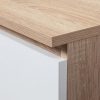 AKORD CLP K60 Komód Laminált Sonoma Tölgy Fehér 2 Fiókos