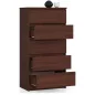 AKORD CLP 5 Fiókos Komód Wenge Laminált 60cm