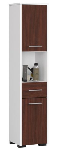 Fürdőszoba Állvány Fin Oszlop 30 2a 1f 1v 140cm Fehér / Wenge
