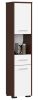 AKORD FIN Fürdőszobai Oszlopszekrény 140cm Wenge Fehér