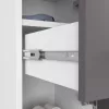 AKORD FIN Fürdőszobai Álló Szekrény Laminált Fehér-Szürke 85cm