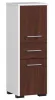 AKORD FIN Fürdőszobai Oszlopszekrény 30 2D 1F 85cm Fehér/Wenge