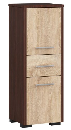 AKORD FIN Fürdőszobai Oszlopszekrény Wenge-Sonoma Tölgy 85cm