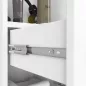 AKORD FIN Fürdőszobai Álló Szekrény 140cm Fehér