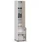   Fürdőszobai Állvány Fin Oszlop 30 2d 140cm Cappuccino Fényes