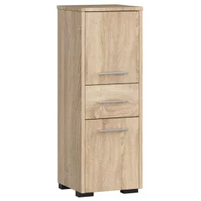 AKORD FIN Fürdőszobai Álló Szekrény Sonoma Tölgy 85cm