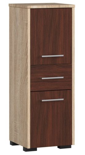 Fürdőszobai Szekrény Fin Oszlop 30 2a 1f 85cm Sonoma Tölgy / Wenge