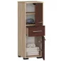   Fürdőszobai Szekrény Fin Oszlop 30 2a 1f 85cm Sonoma Tölgy / Wenge