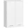 AKORD FIN Kétajtós Fürdőszobai Fali Szekrény Fehér Matt