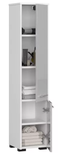 Fürdőszoba Állvány Fin Oszlop 30 2a 140cm Metál Fényes