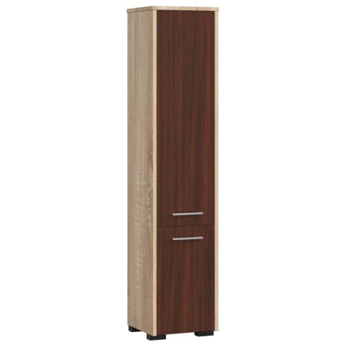 AKORD FIN Fürdőszobai Oszlopszekrény 140cm Sonoma Tölgy/Wenge