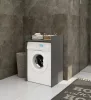 AKORD FIN Mosógép Szekrény Laminált Grafit Szürke