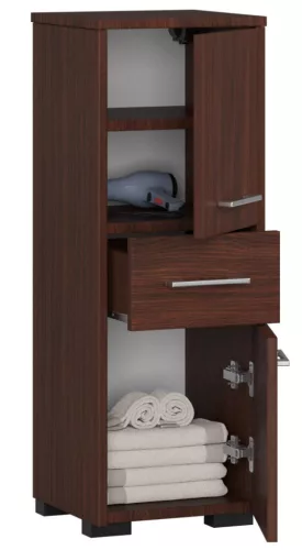 AKORD FIN Fürdőszobai Oszlopszekrény 85cm Wenge