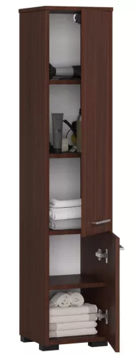 AKORD FIN Fürdőszobai Oszlopszekrény 140cm Wenge